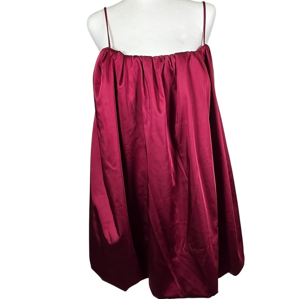 Jonathan Simkhai India Mini Bubble Dress Women Size 2 Cherry Red Cocktail Party
